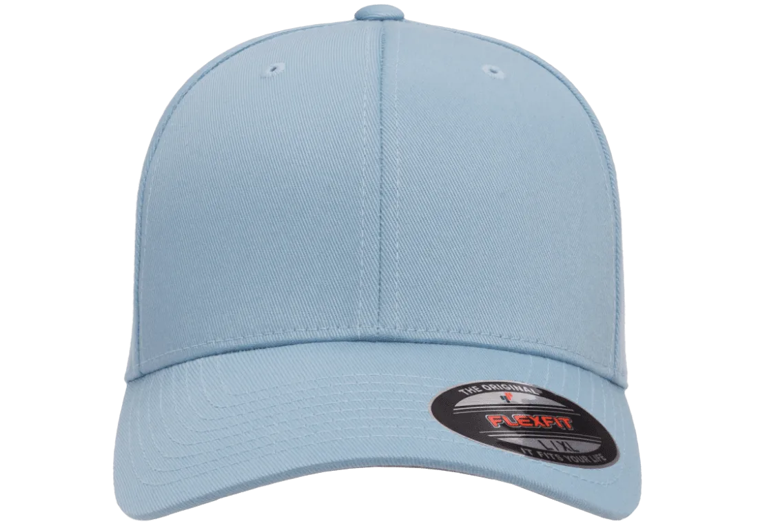 FLEXFIT® Wooly Combed Cap Carolina Blue