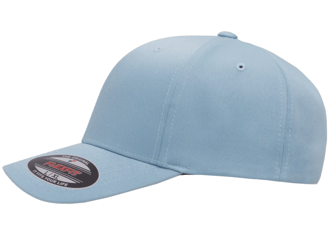 FLEXFIT® Wooly Combed Cap Carolina Blue