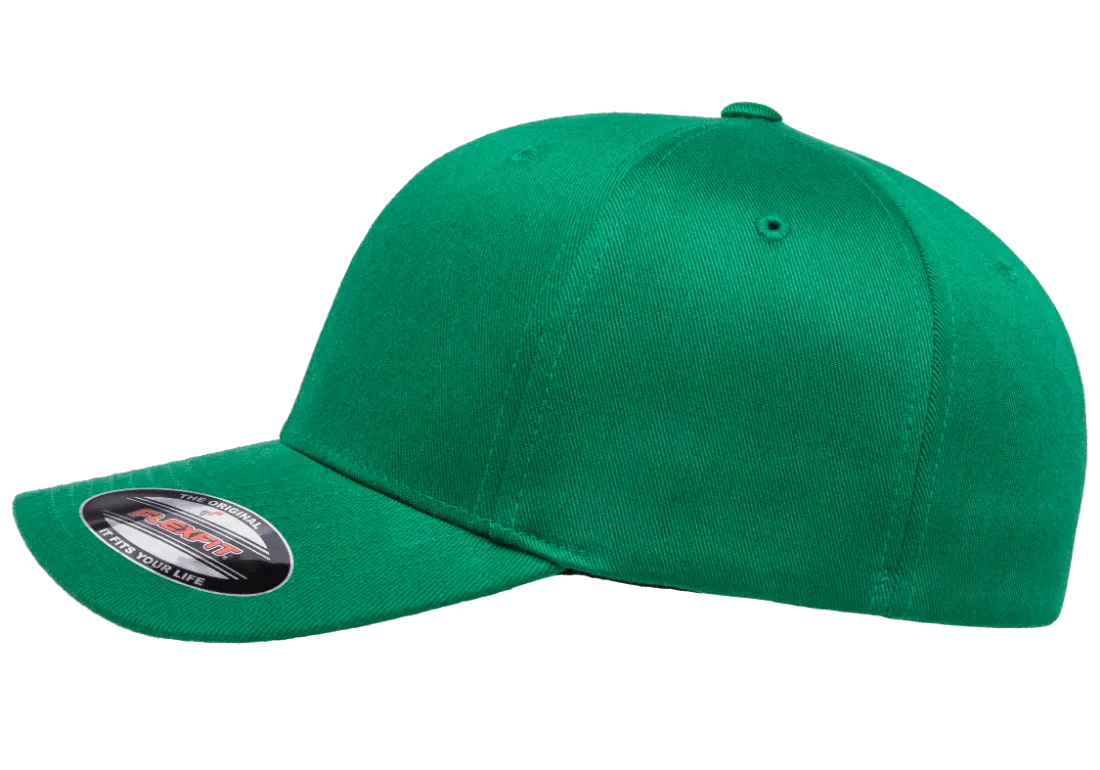 FLEXFIT® Wooly Combed Cap Pepper Green