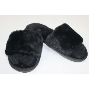 Fluffy Slipper (Black)