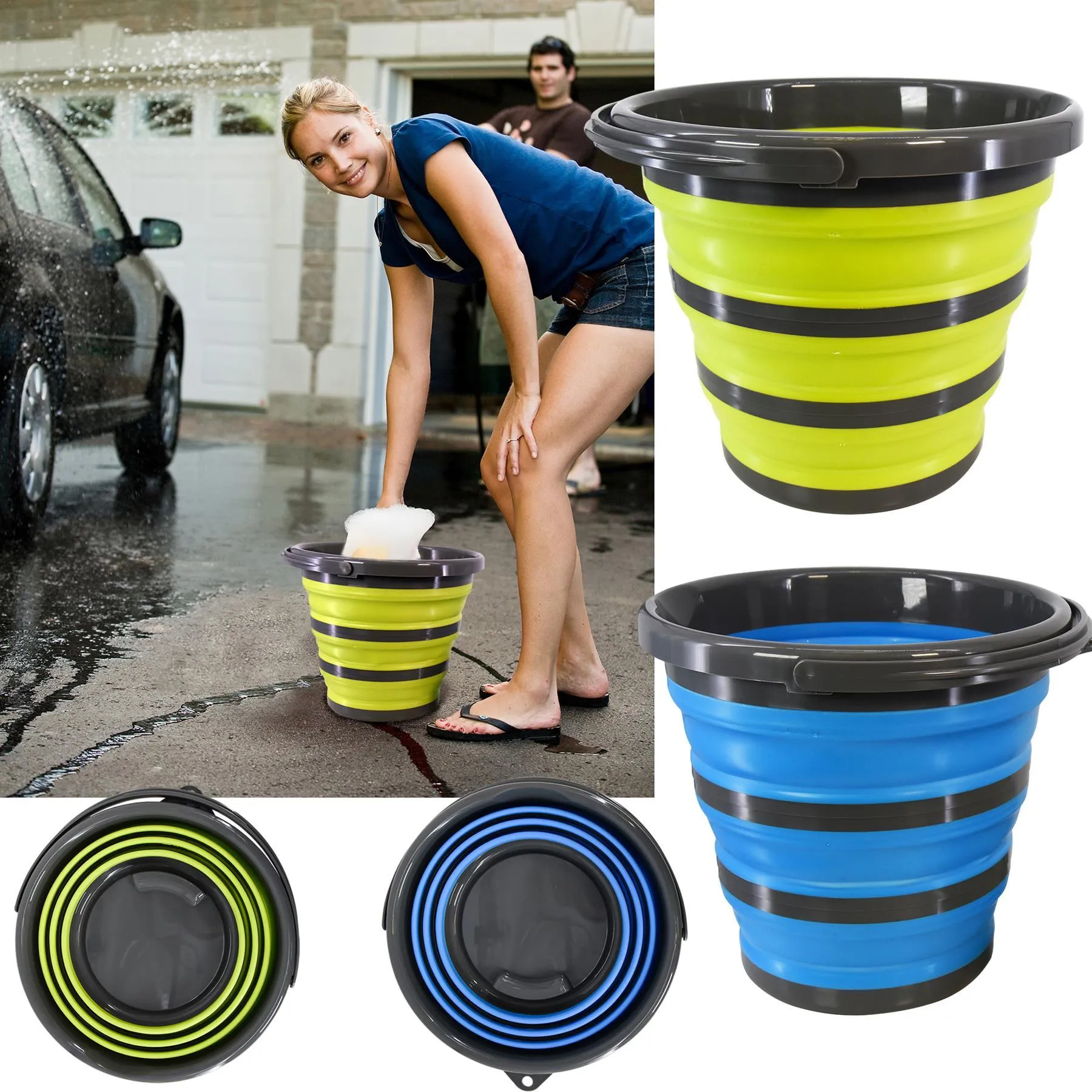 Folding Collapsible Bucket