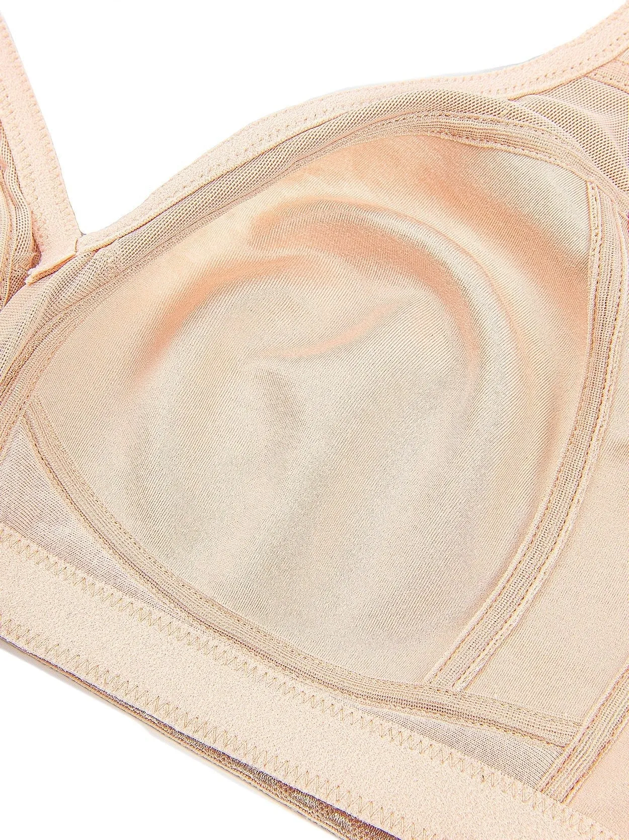 Full Coverage Minimizer Bra Wirefree Non Padded Pink Nude