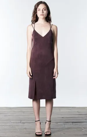 GABBY Merlot Slip Dress