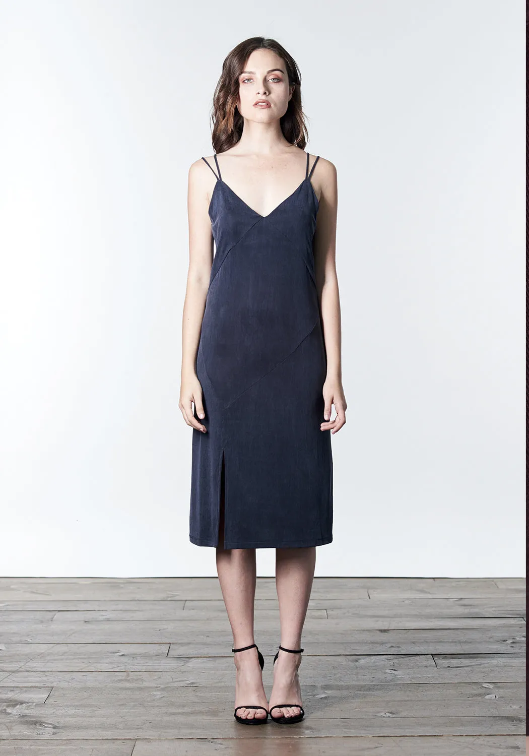 GABBY Merlot Slip Dress