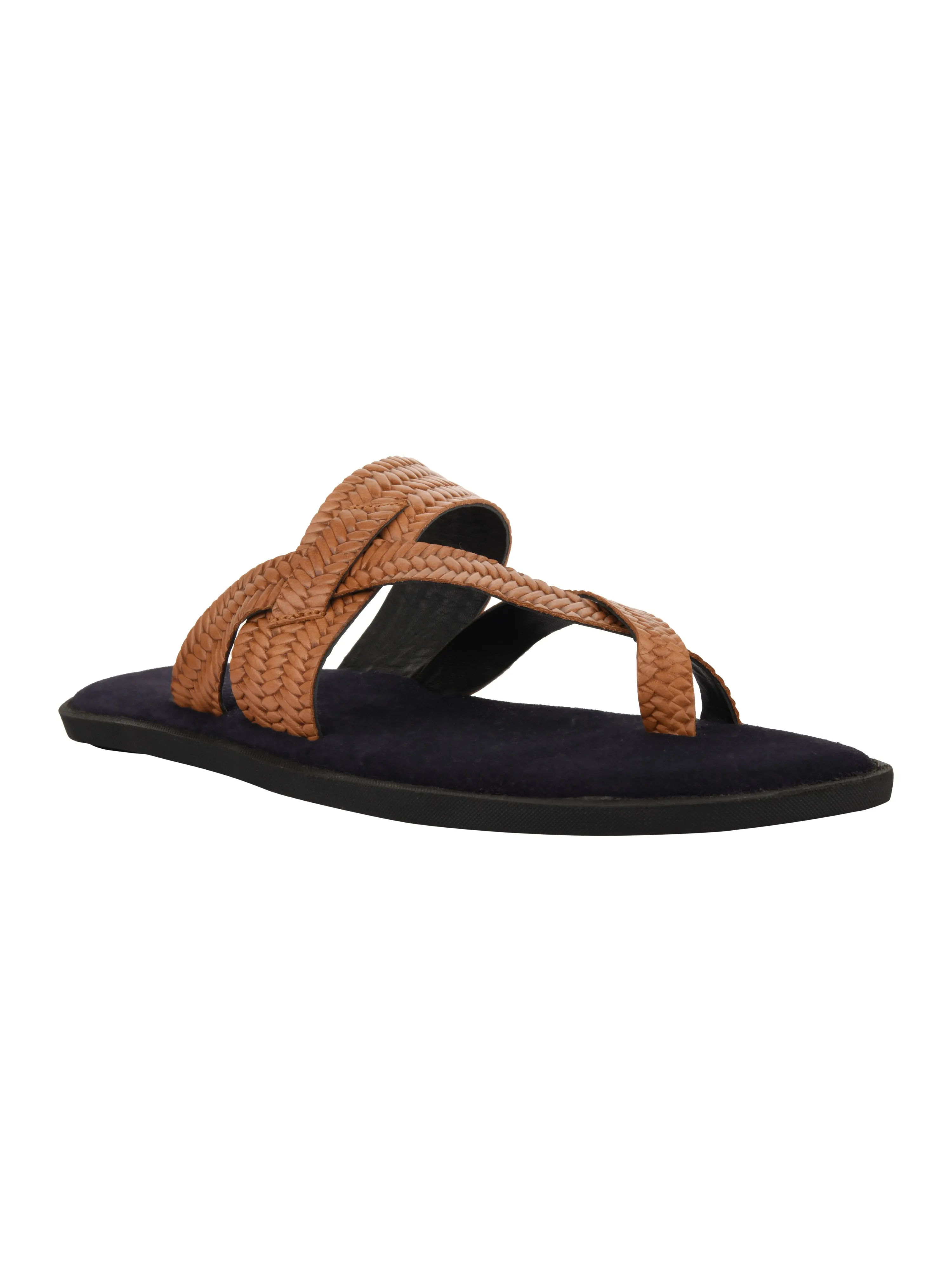 Genoa Tan Slippers For Men