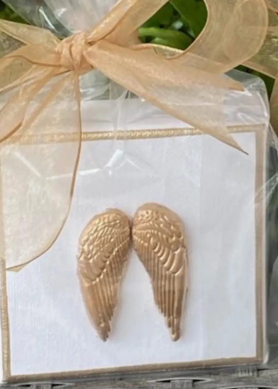 Gilded Gold Angel Wings Canvas Art