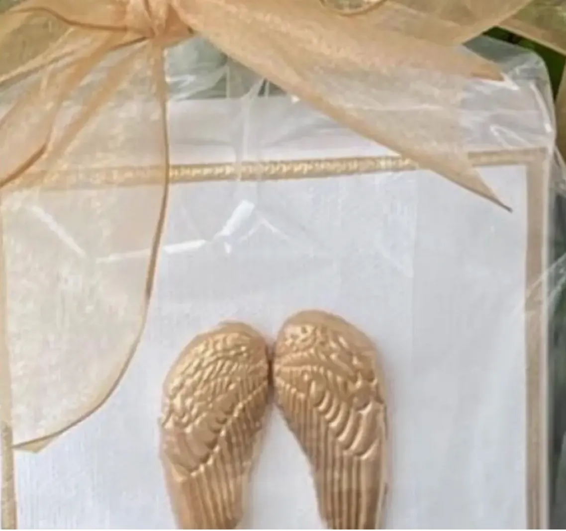 Gilded Gold Angel Wings Canvas Art