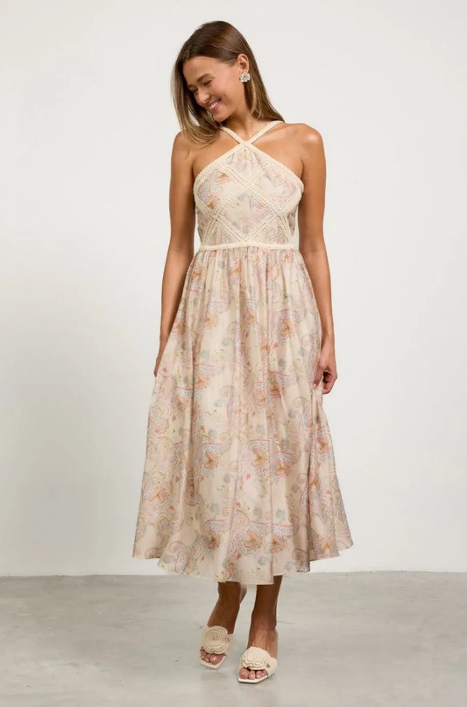 Giovanna Paisley Dress
