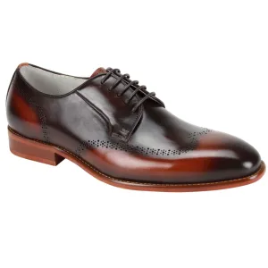 Giovanni Ivan Brown Multi Wingtip Brogue Dress Shoe
