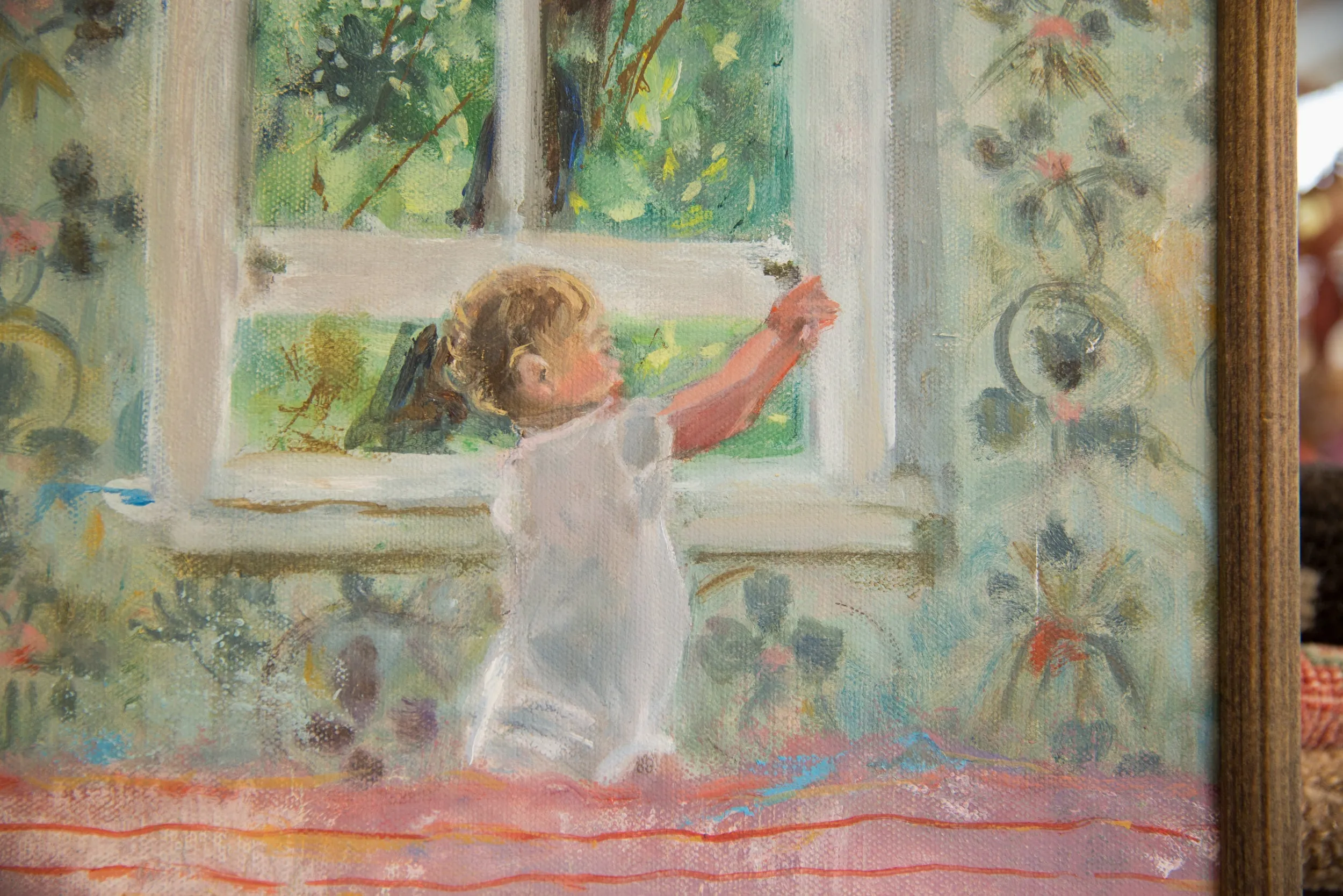 Grace B. Keogh Painting "Baby by the Window"