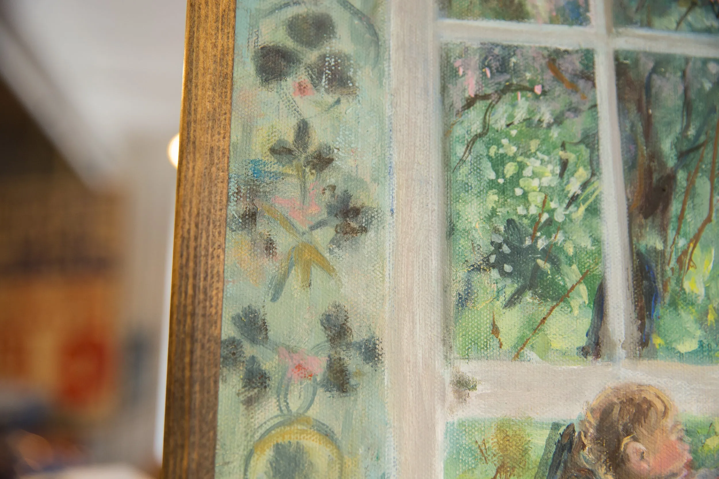 Grace B. Keogh Painting "Baby by the Window"