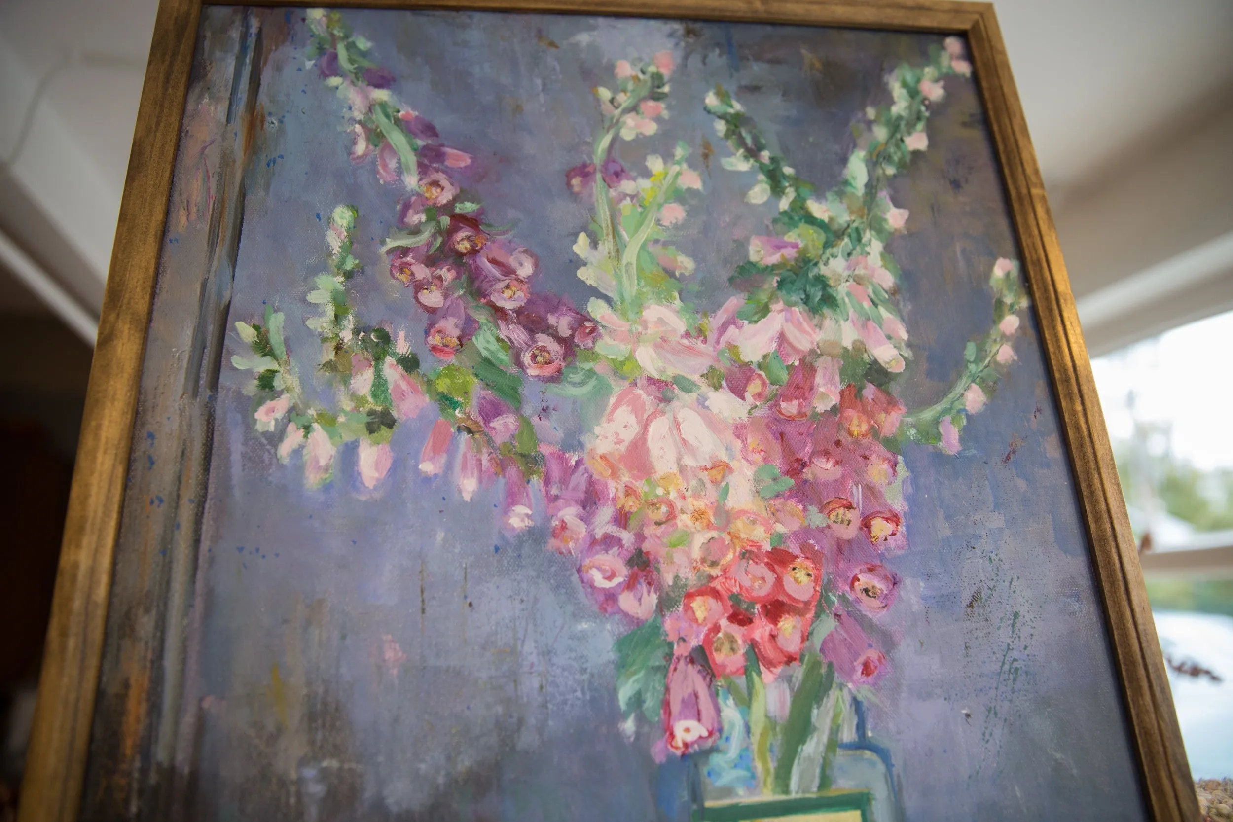 Grace B. Keogh Painting "Foxgloves"