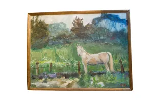Grace B. Keogh Painting "Horse in Field"