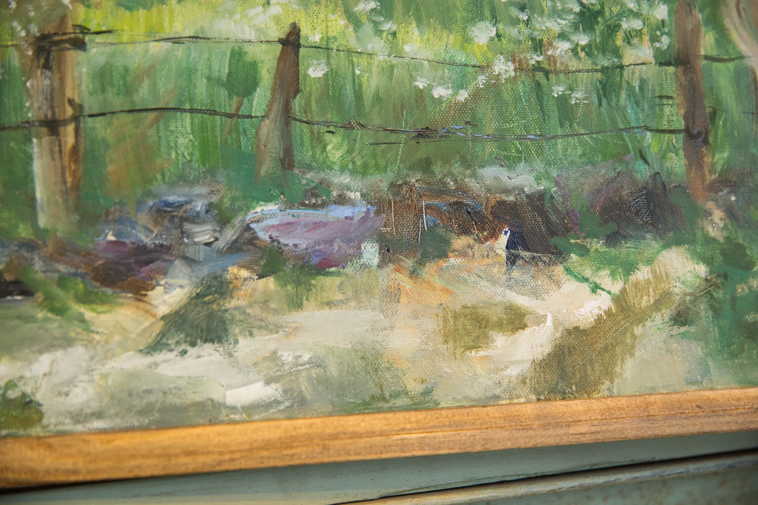 Grace B. Keogh Painting "Horse in Field"