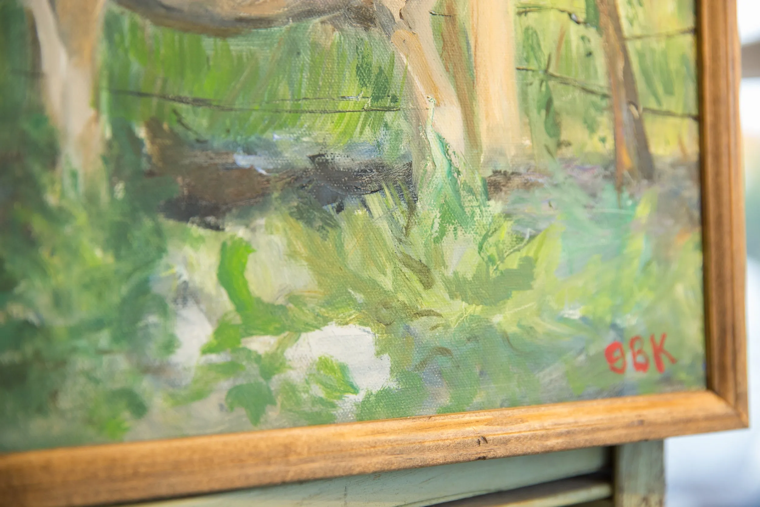 Grace B. Keogh Painting "Horse in Field"