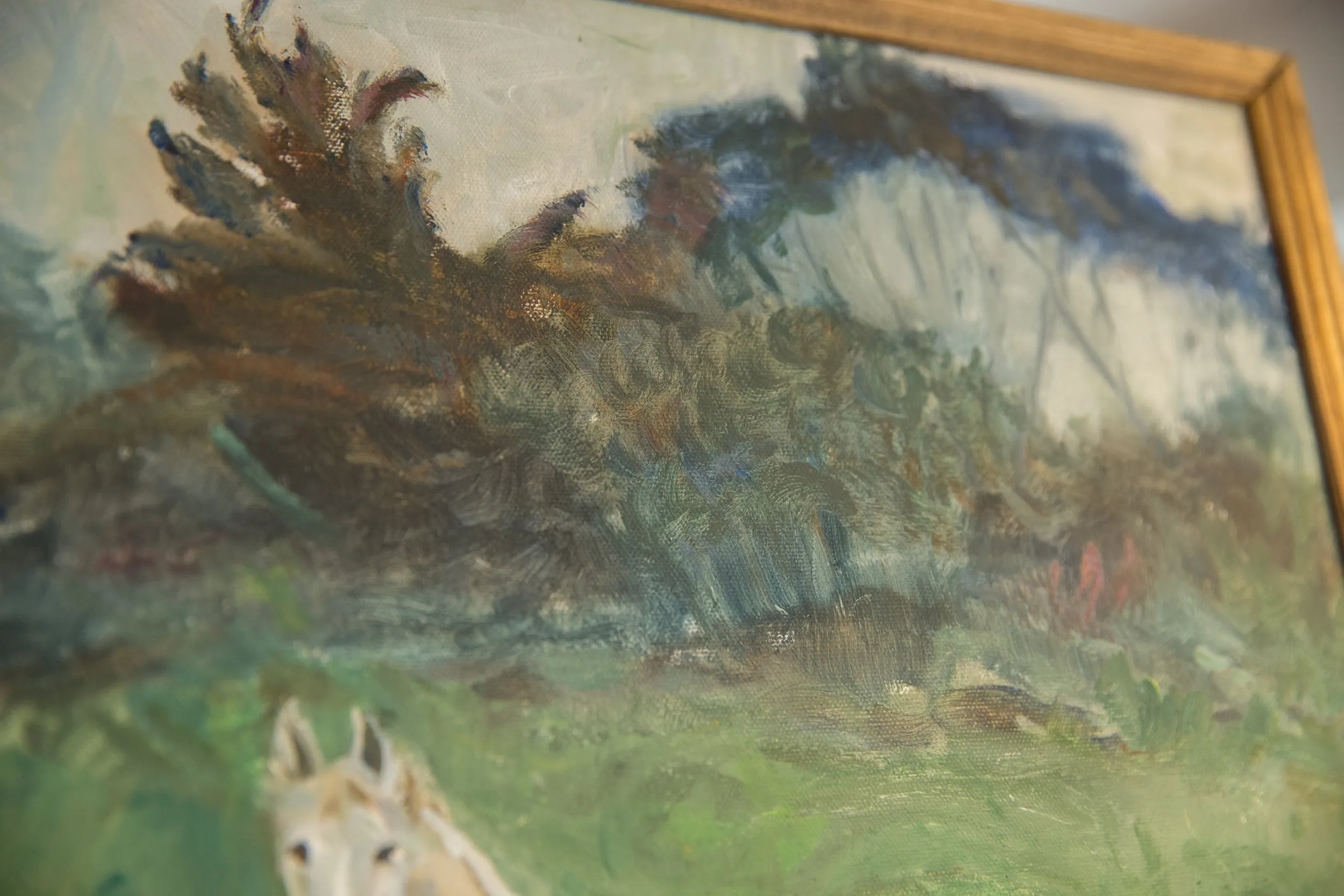 Grace B. Keogh Painting "Horse in Field"