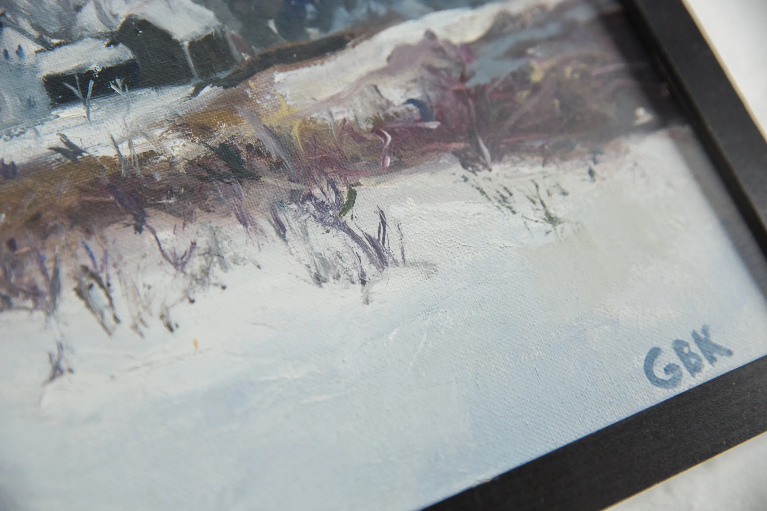 Grace B. Keogh Painting "Winter Landscape"