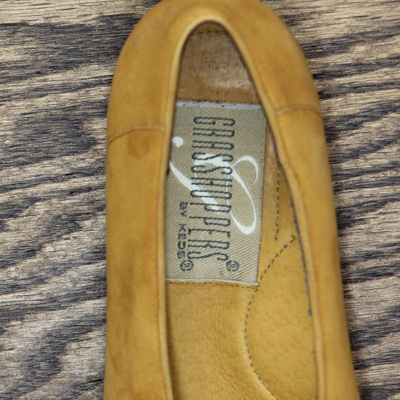 Grasshoppers by Keds Womens Vintage Pull On Suede Dress Flats Brown 5M