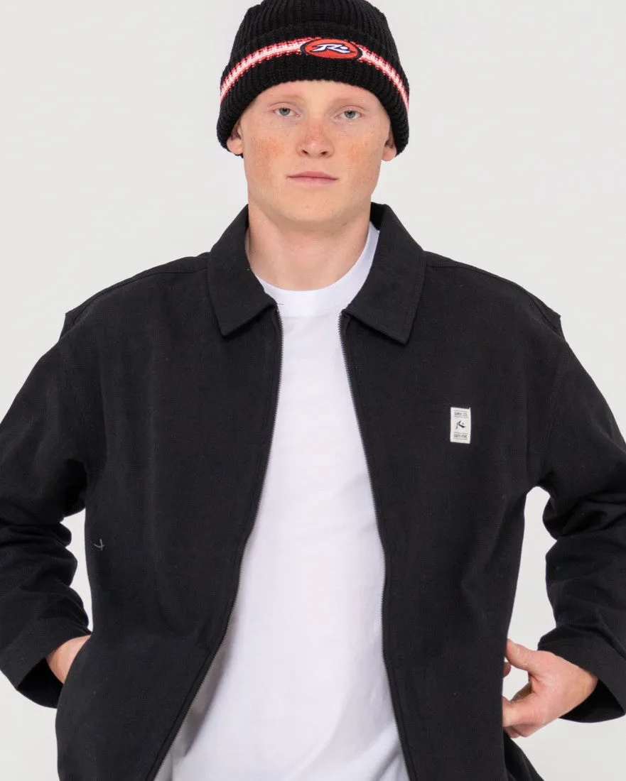 Greaser Relaxed Zip Up Jacket