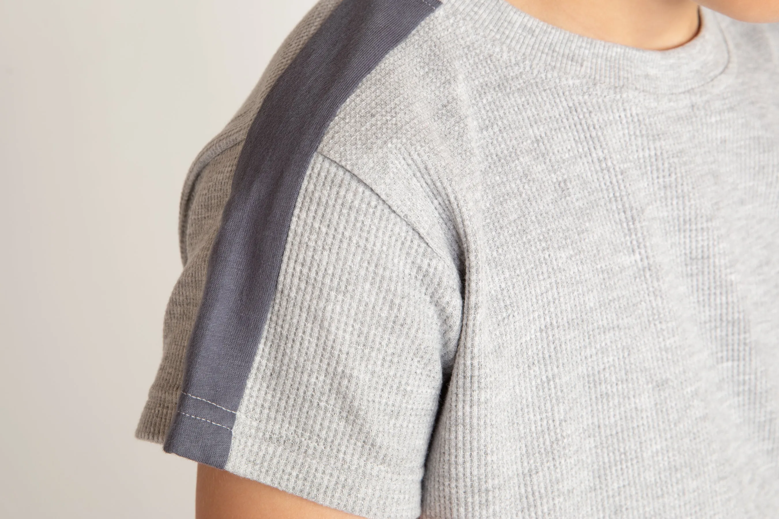 Grey Waffle Tee