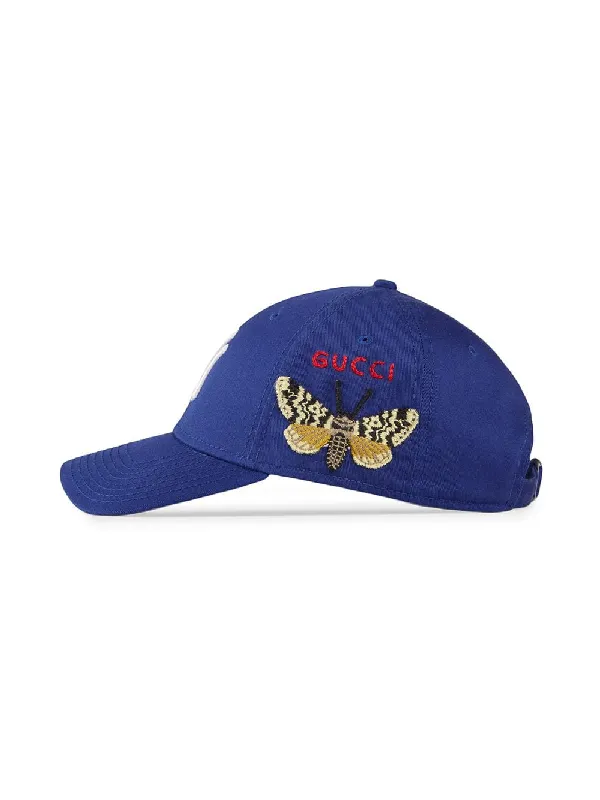 Gucci Baseball Cap With NY Yankees™ Patch In Blue