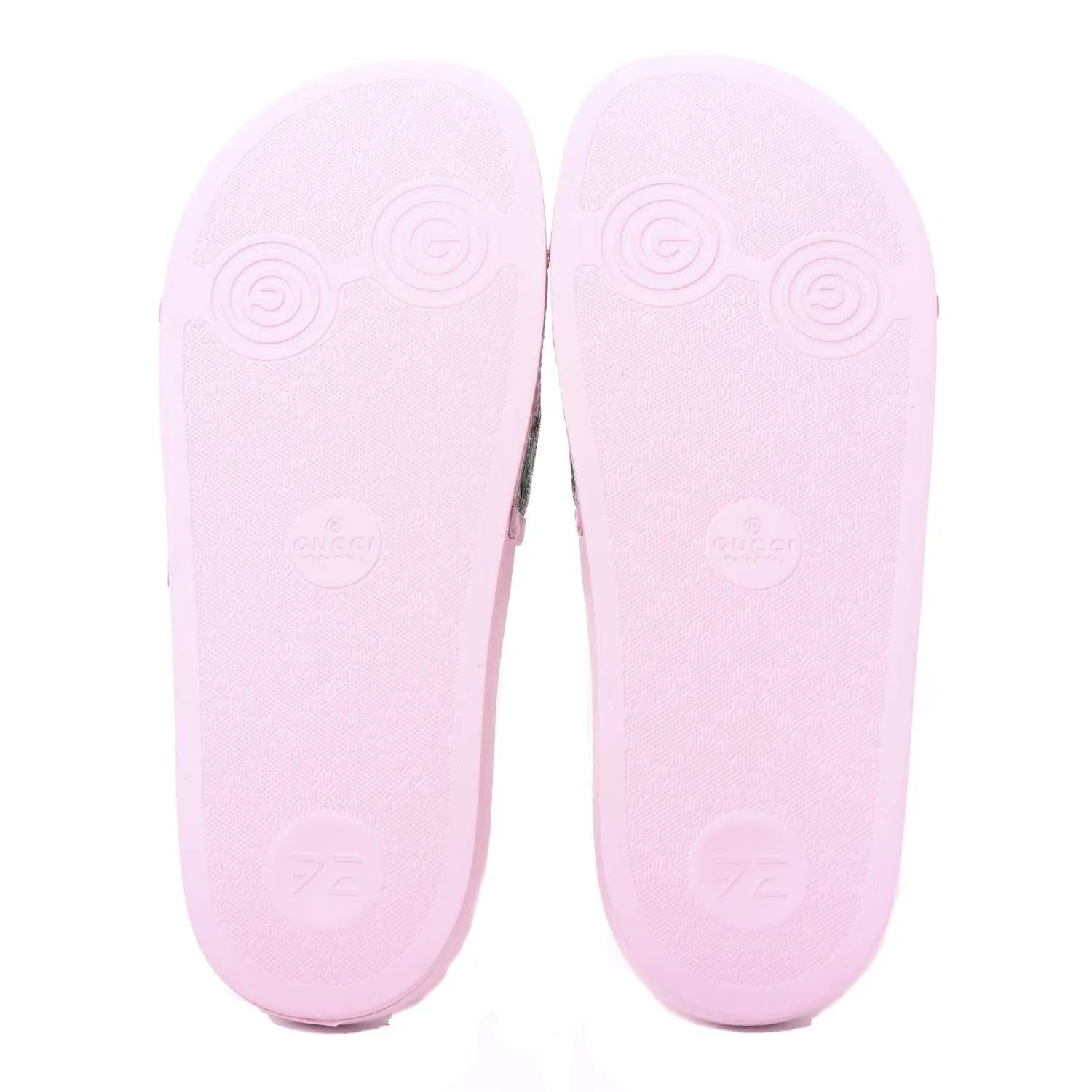Gucci GG Psychedelic Slide Sandals in Pink