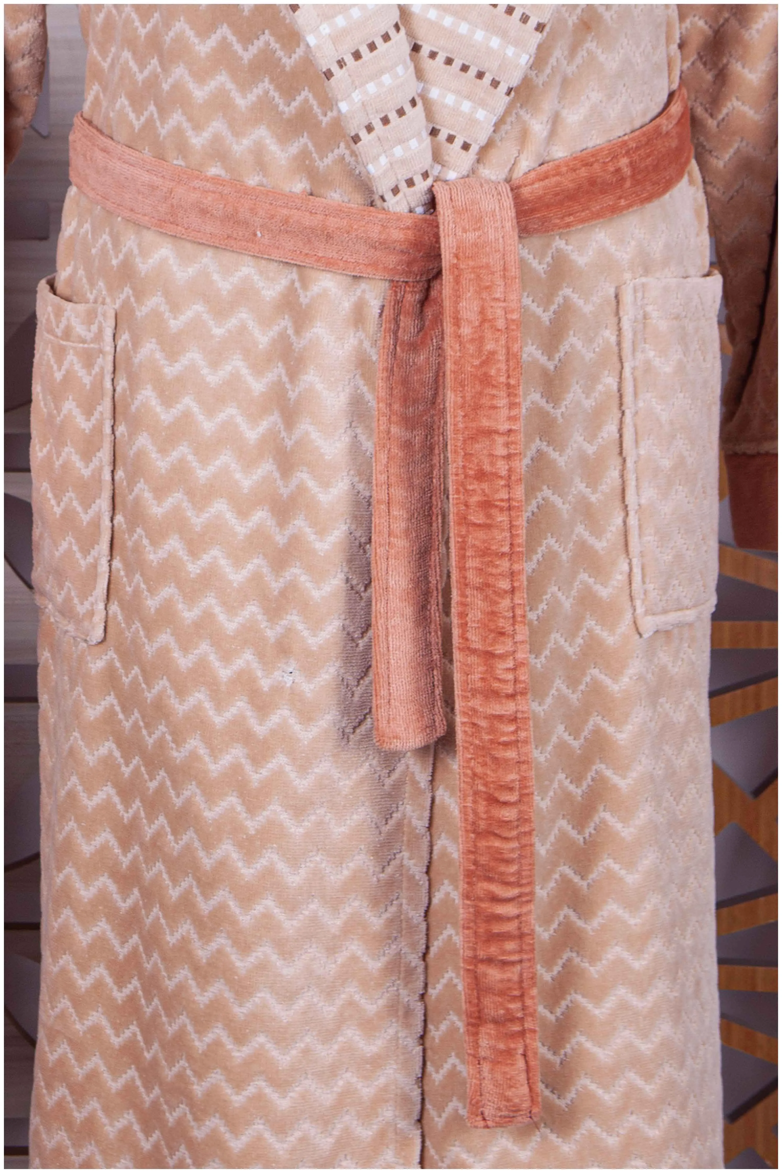 Hamtpon Collection Jacquard Velvet Bathrobe