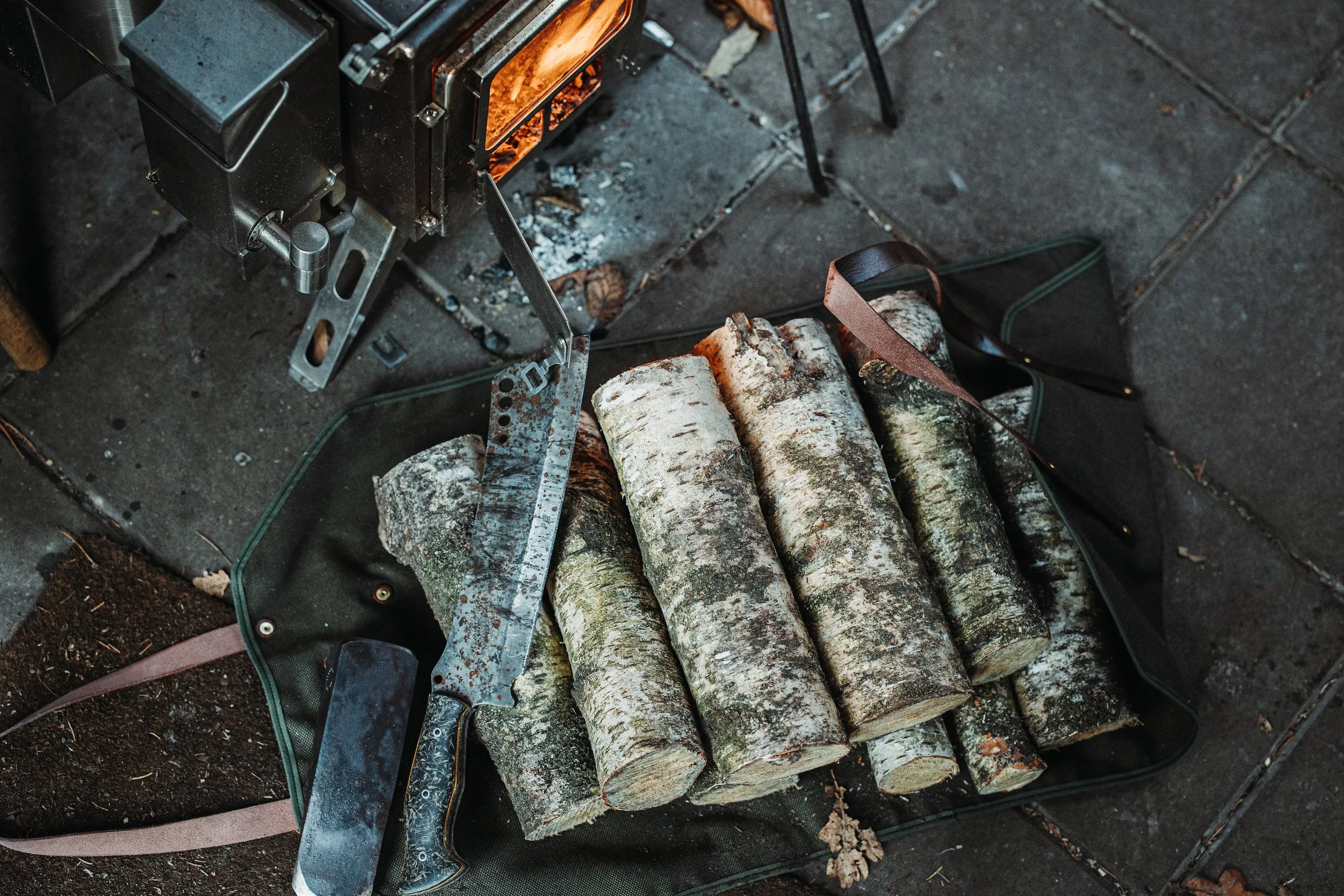 Handmade DBK Log Carrier