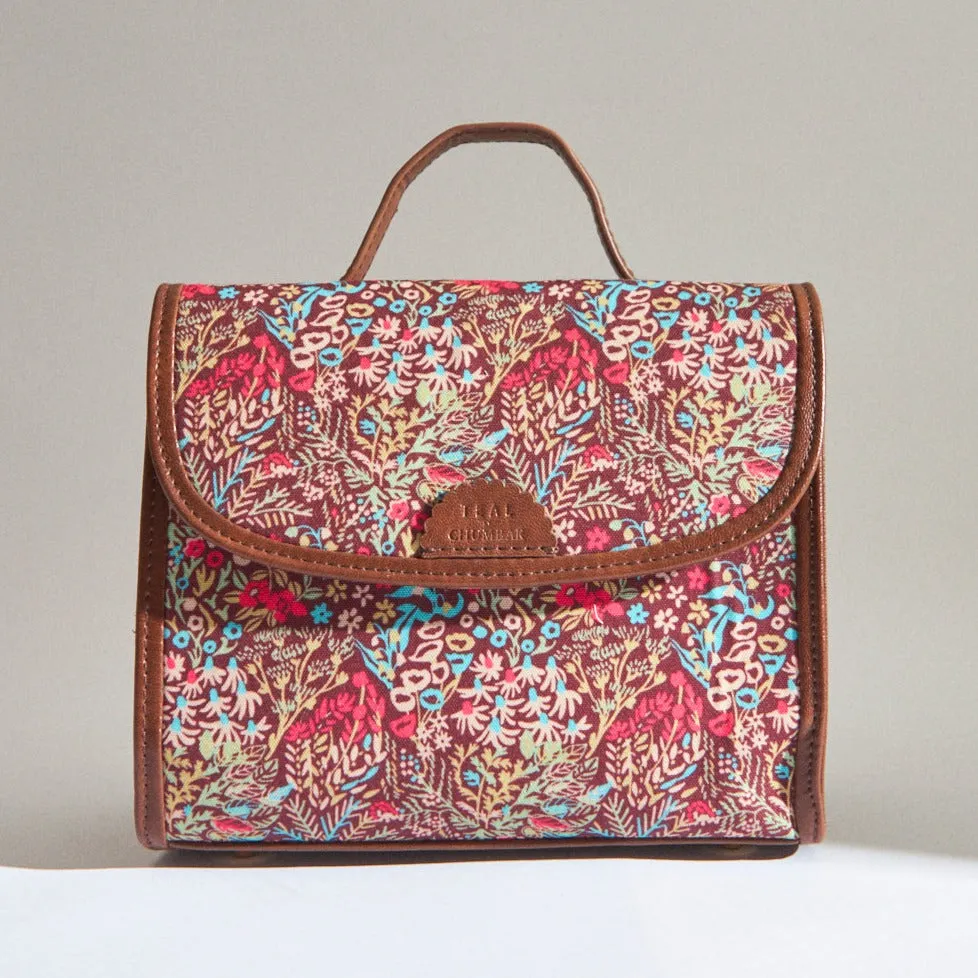 Handpainted Rainforest Crossbody Bag