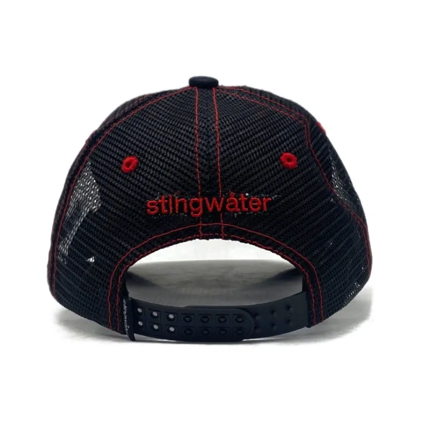 Hawkstar Canvas Trucker Hat Black/Red