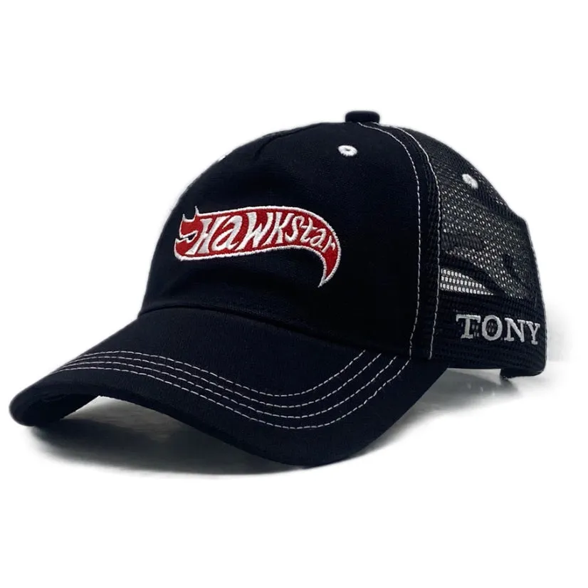 Hawkstar Canvas Trucker Hat Black/White