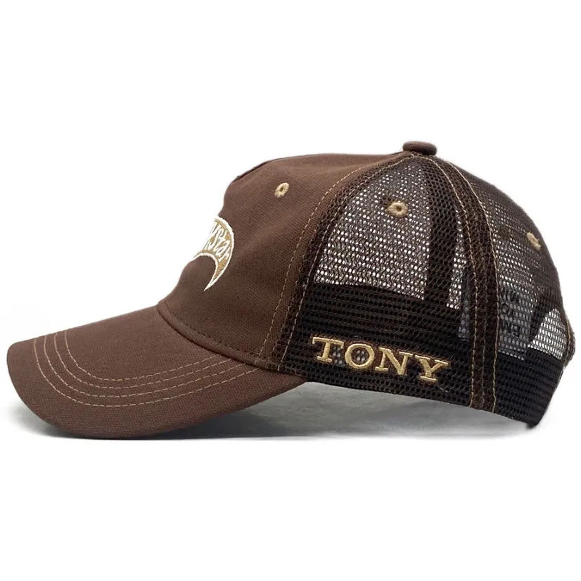 Hawkstar Canvas Trucker Hat Brown