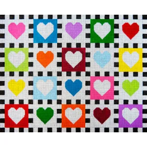 Hearts & Checks Patchwork
