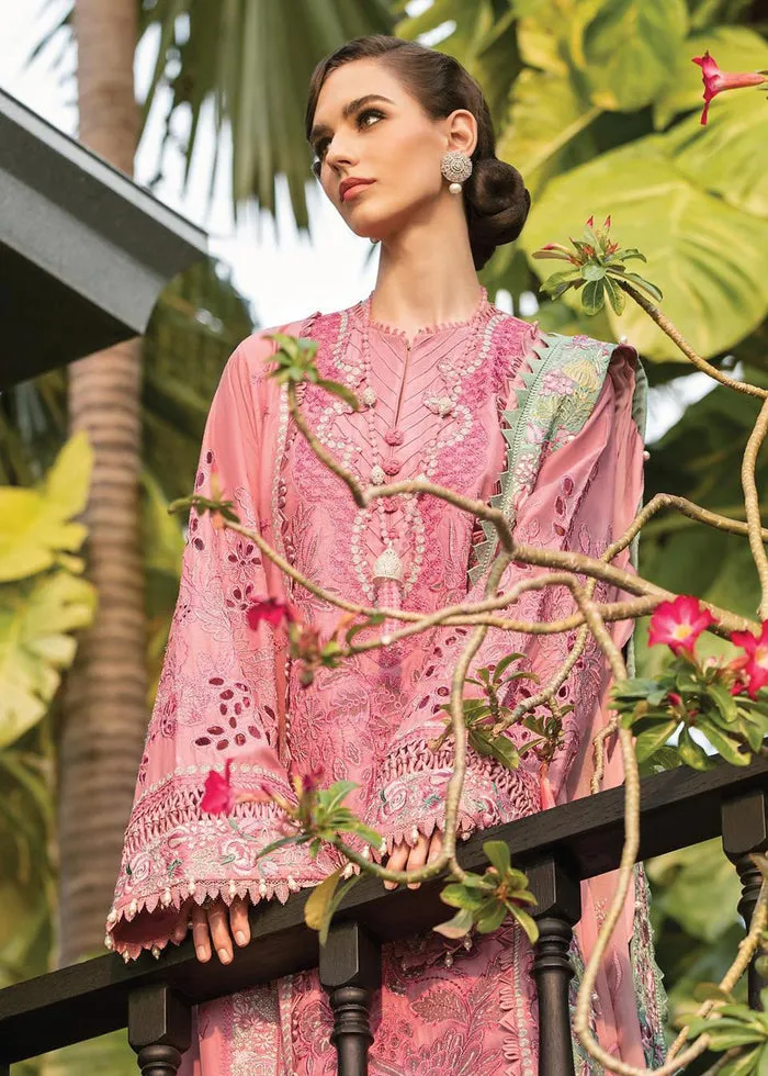 Heavily Embellished Pink Lawn Pakistani Eid Dress