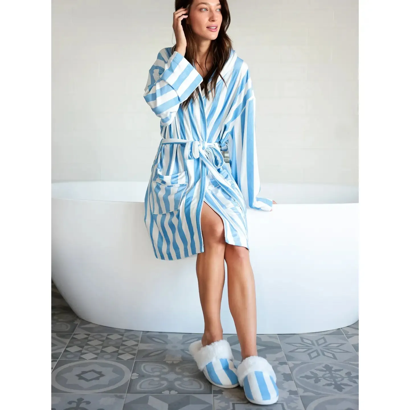 HELENA STRIPE ROBE