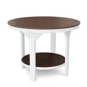 Heritage 48" Pub Table Wildridge Color: Tudor Brown/White