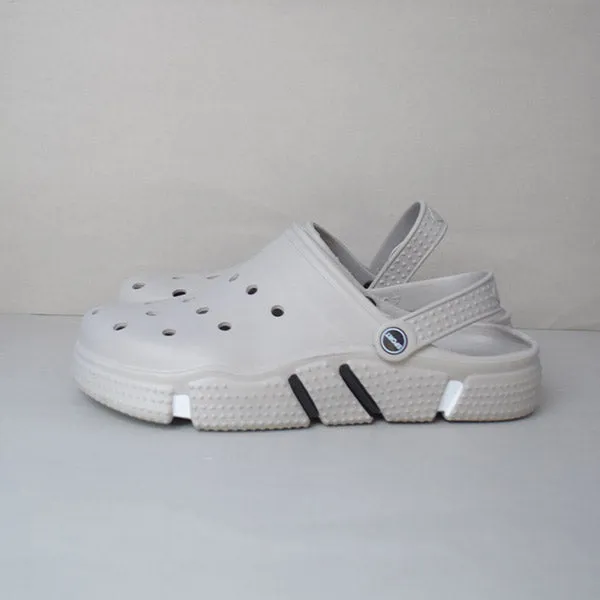 High Quality Summer Sandals Classic Outdoor Non-slip Slippers. (Grey Color) Size (45)