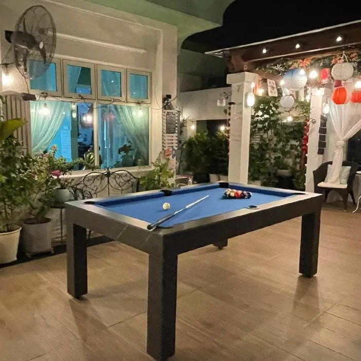 Holiday Outdoor Dining Pool Table