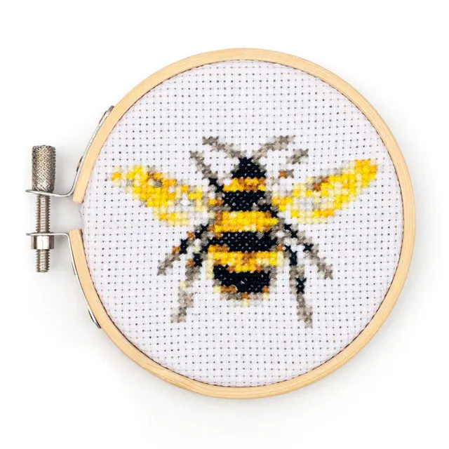 Huckleberry Mini Bee Cross Stitch Kit