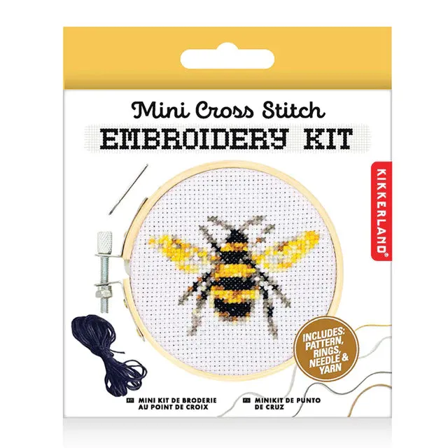 Huckleberry Mini Bee Cross Stitch Kit