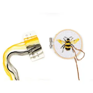 Huckleberry Mini Bee Cross Stitch Kit