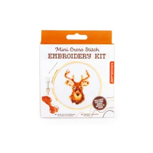 Huckleberry Mini Deer Cross Stitch Kit