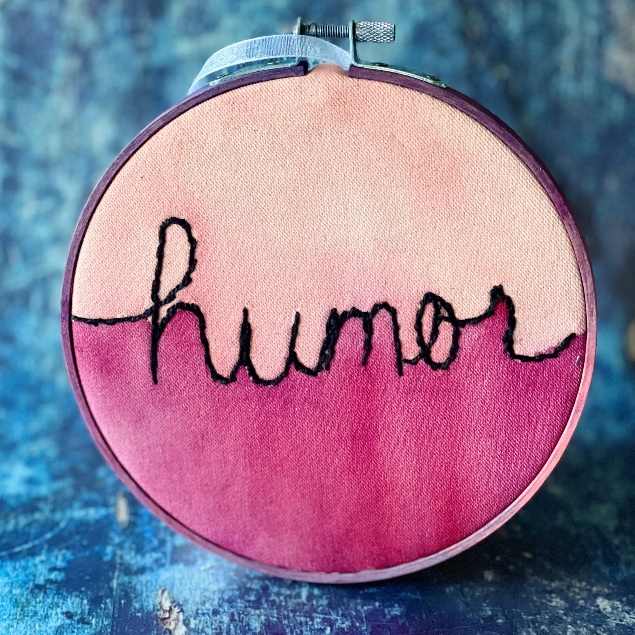 humor - single word hoop art