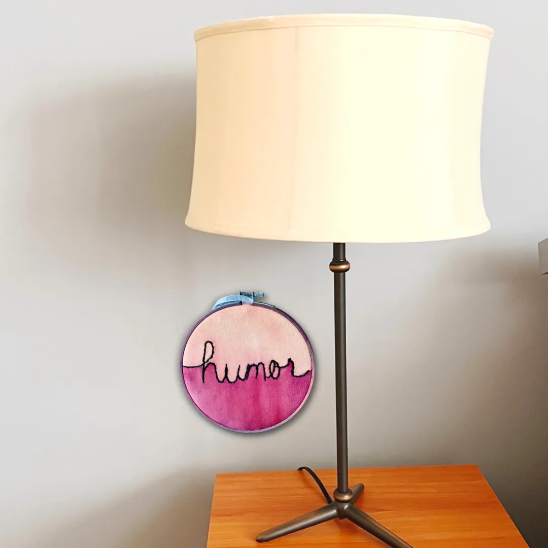 humor - single word hoop art