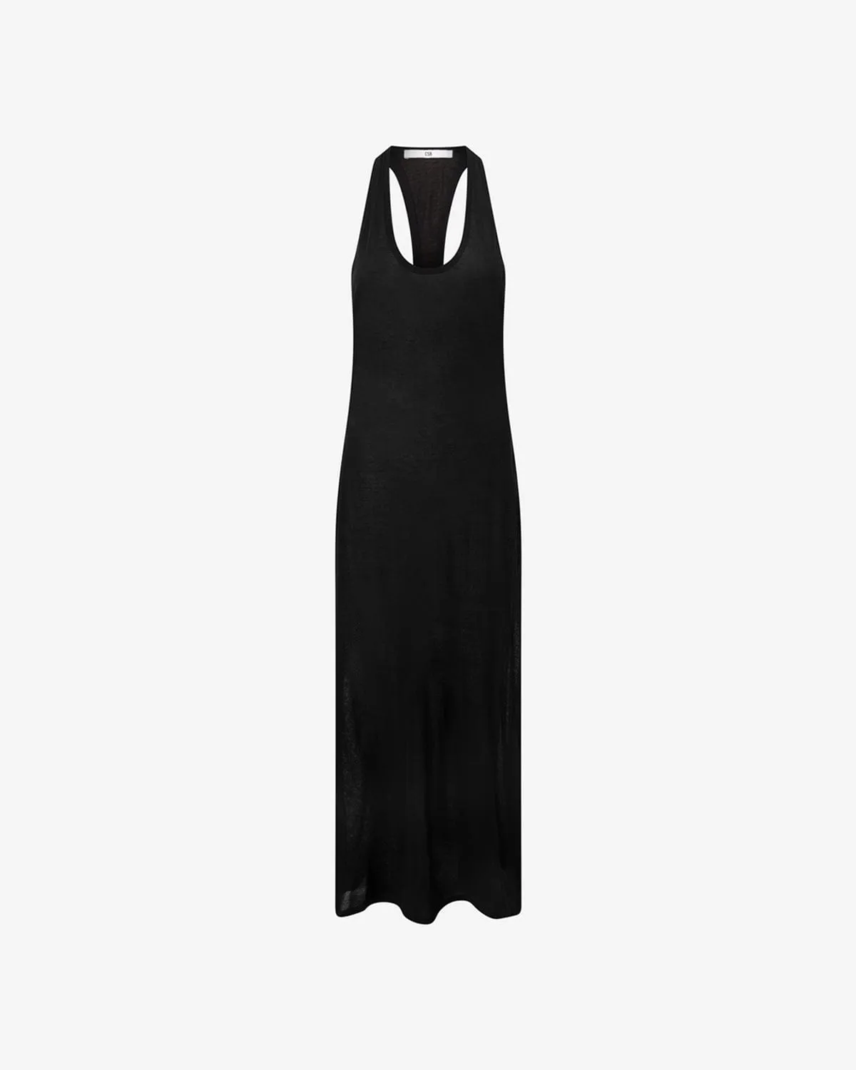 IM Racerback Slip Maxi Dress | Black