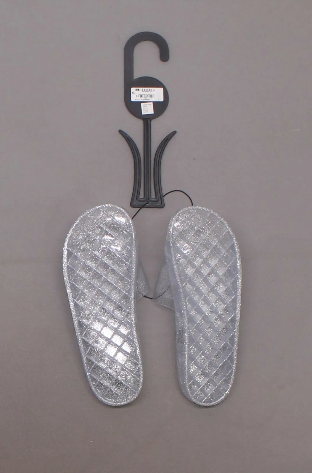 INC International Concepts Women's Glitter Jelly Pool Slides