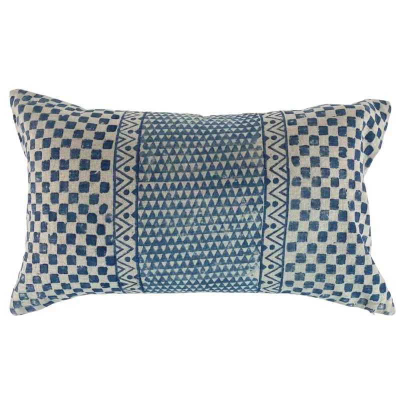 Indigo Lumbar Neela Pillow