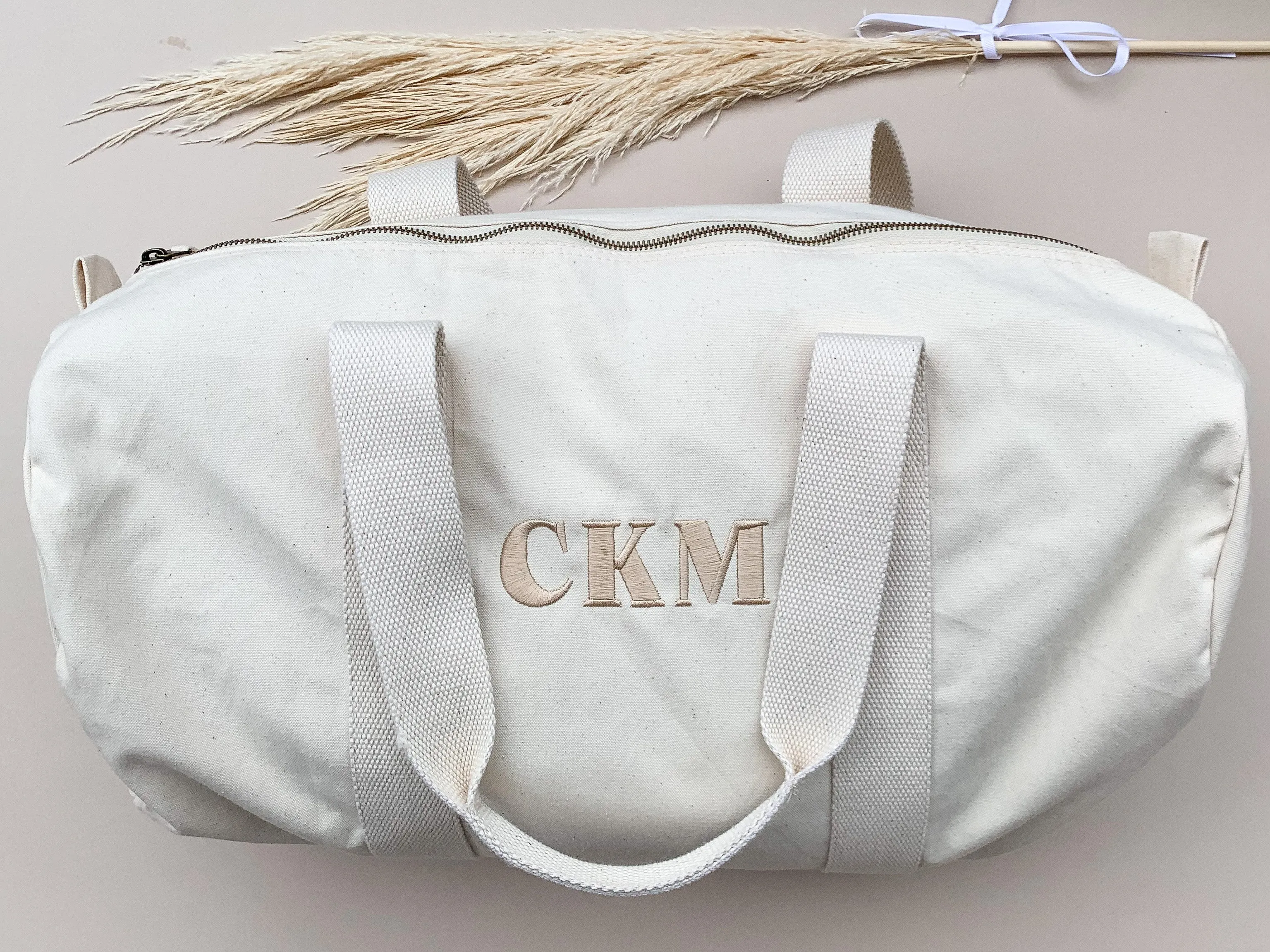 Initial Duffle Bag - Embroidery