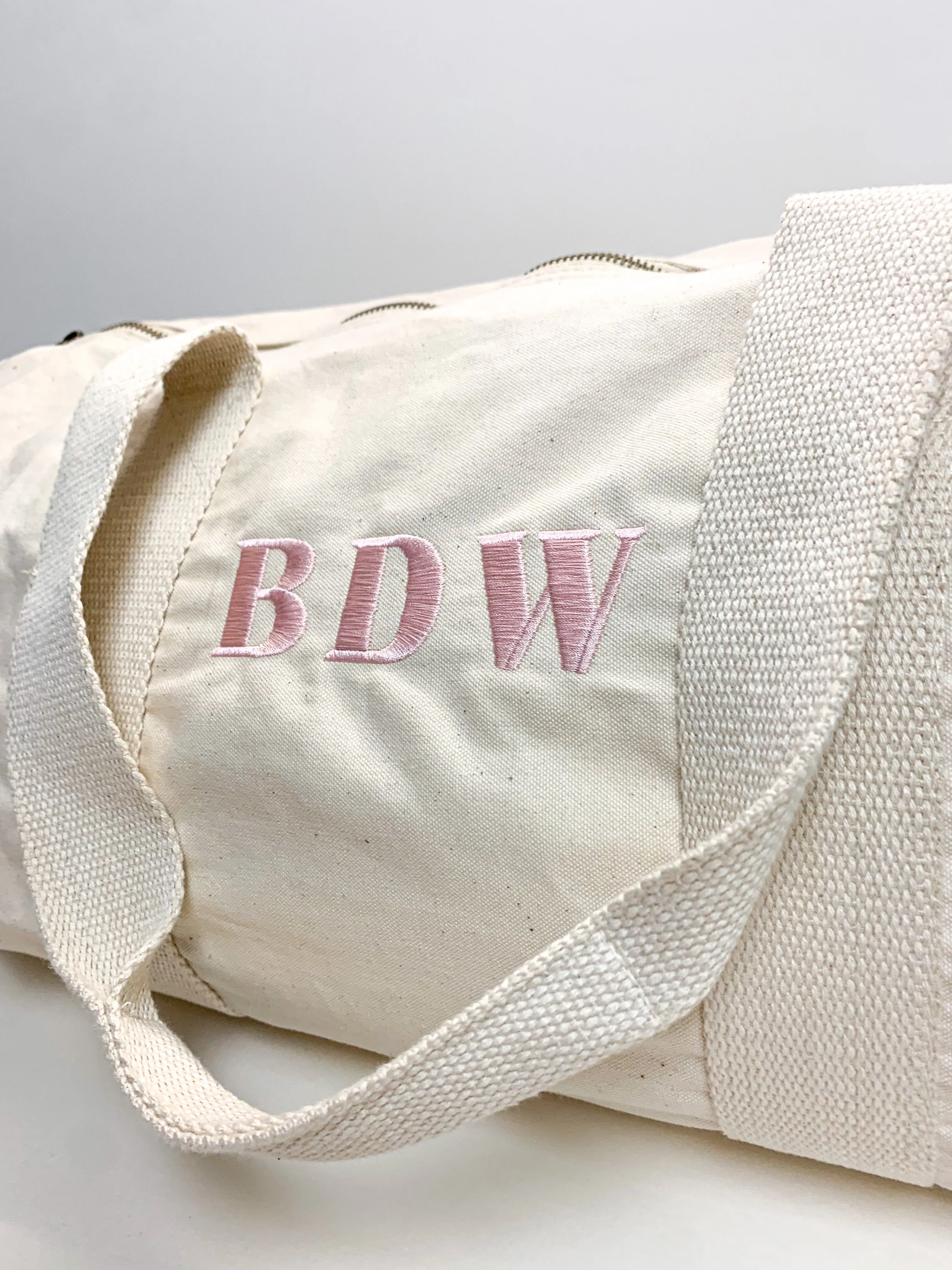 Initial Duffle Bag - Embroidery