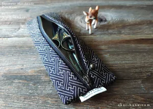 Japanese Handmade Pen Case, Sayagata, zc20p0006